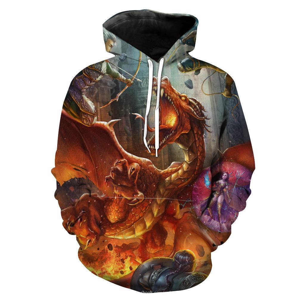 Dungeons and Dragons Adventure Hoodies - Pullover Nerd Hoodie