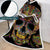 3D Digital Printed Skull Blanket With Sleeves-Horror Blanket Robe