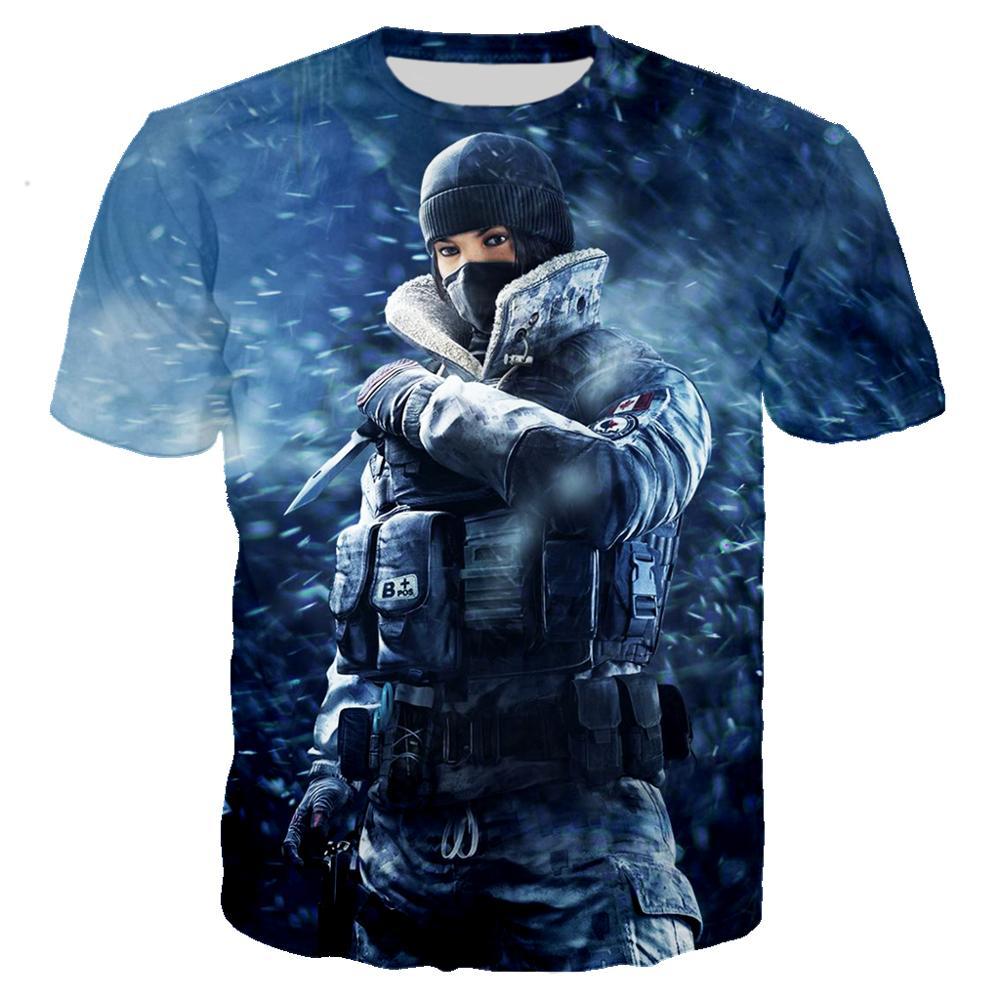 Unisex 3D Print Rainbow Six Siege Men Sweatshirts Hip Hop Hoodie