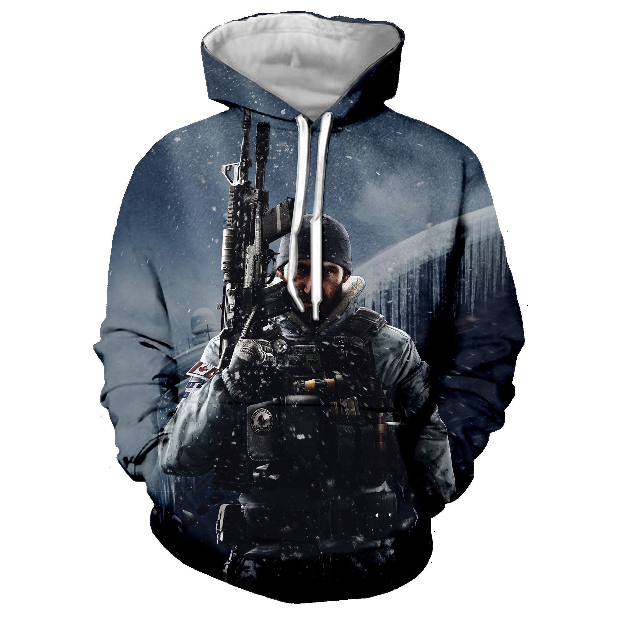 3D Print Rainbow Six Siege Sweatshirts Unisex Military Hoodies