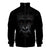 Fashionable Black 3D Print Orangutan Zip Up Stand Collar Hooded Coat