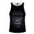 Men‘s Fashionable Black 3D Print Orangutan Vest