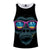 Men‘s Fashionable Black 3D Print Cartoon Orangutan Vest