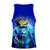 Men‘s Colorful 3D Print Cartoon Orangutan Vest