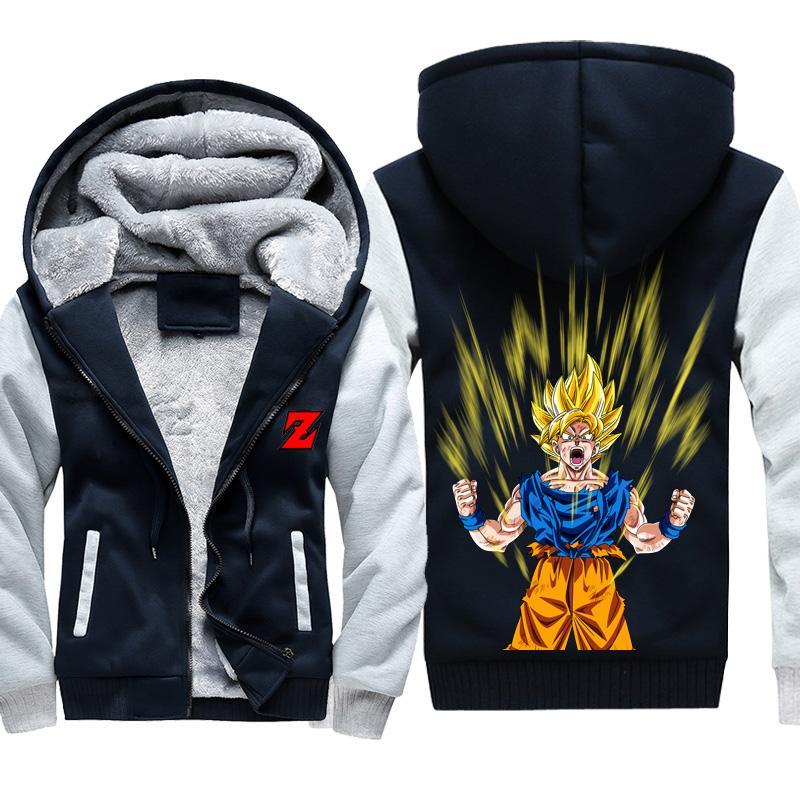 Dragon Ball Z  Jackets -  Super Saiyan Goku Fleece Jacket