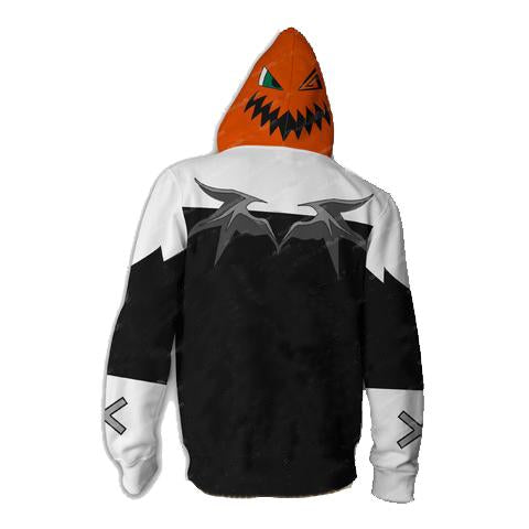 Kingdom Hearts Sora Hoodies - Zip Up Halloween Town Hoodie