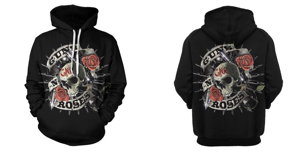 New Music Hoodies—— Claasic Guns N' Roses Unisex 3D Print Hoodies