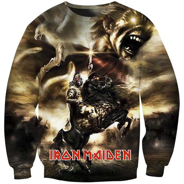 Iron Maiden Pullover 3d Print Jumper Killers Eddies Rock Music Band Sweatshirt