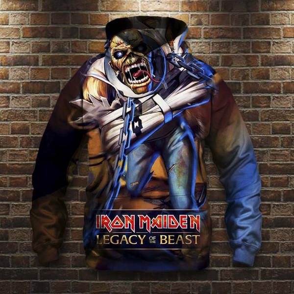 Iron Maiden Hoodie - 3D Print Sweatshrit ILH-076