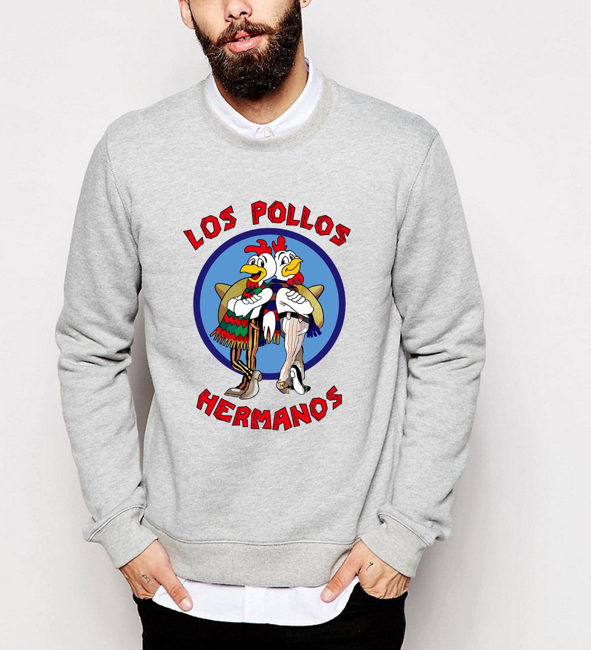 Men&#39;s Sweatshirts - Men&#39;s Sweatshirt Series Los Pollos Icon Fleece Sweatshirt