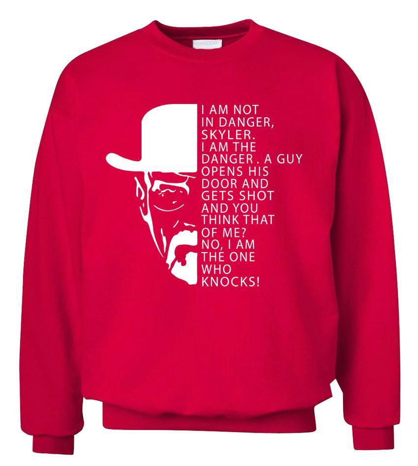 Breaking Bad Sweatshirts - Breaking Bad Sweatshirt Series Men's Sweatshirt Heisenberg White Icon Fleece Sweatshirt