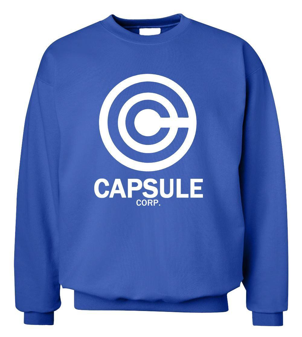 Men&#39;s Sweatshirts - Men&#39;s Sweatshirt Series Capsule Corp Super Cool White Icon Fleece Sweatshirt
