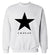 Men's Sweatshirts - Men's Sweatshirt Series Pentagram Icon Fleece Sweatshirt