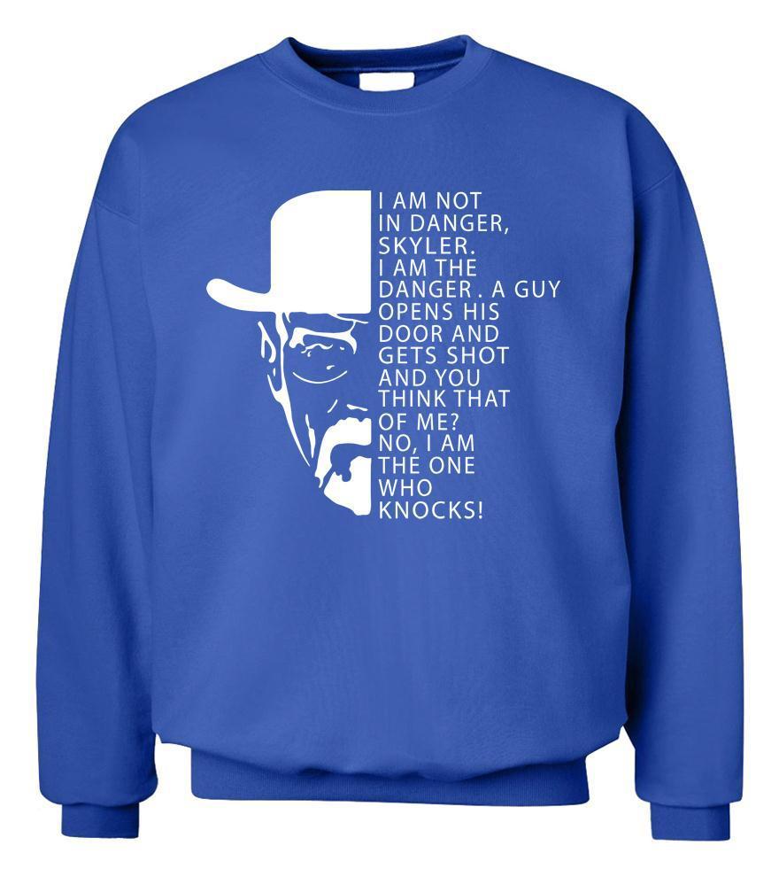 Breaking Bad Sweatshirts - Breaking Bad Sweatshirt Series Men's Sweatshirt Heisenberg White Icon Fleece Sweatshirt