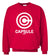 Men's Sweatshirts - Men's Sweatshirt Series Capsule Corp Super Cool White Icon Fleece Sweatshirt