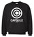 Men's Sweatshirts - Men's Sweatshirt Series Capsule Corp Super Cool White Icon Fleece Sweatshirt