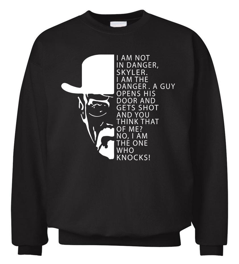 Breaking Bad Sweatshirts - Breaking Bad Sweatshirt Series Men&#39;s Sweatshirt Heisenberg White Icon Fleece Sweatshirt
