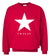 Men's Sweatshirts - Men's Sweatshirt Series Pentagram Icon Fleece Sweatshirt