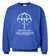 Men's Sweatshirts - Men's Sweatshirt Series Umbrella White Icon Fleece Sweatshirt