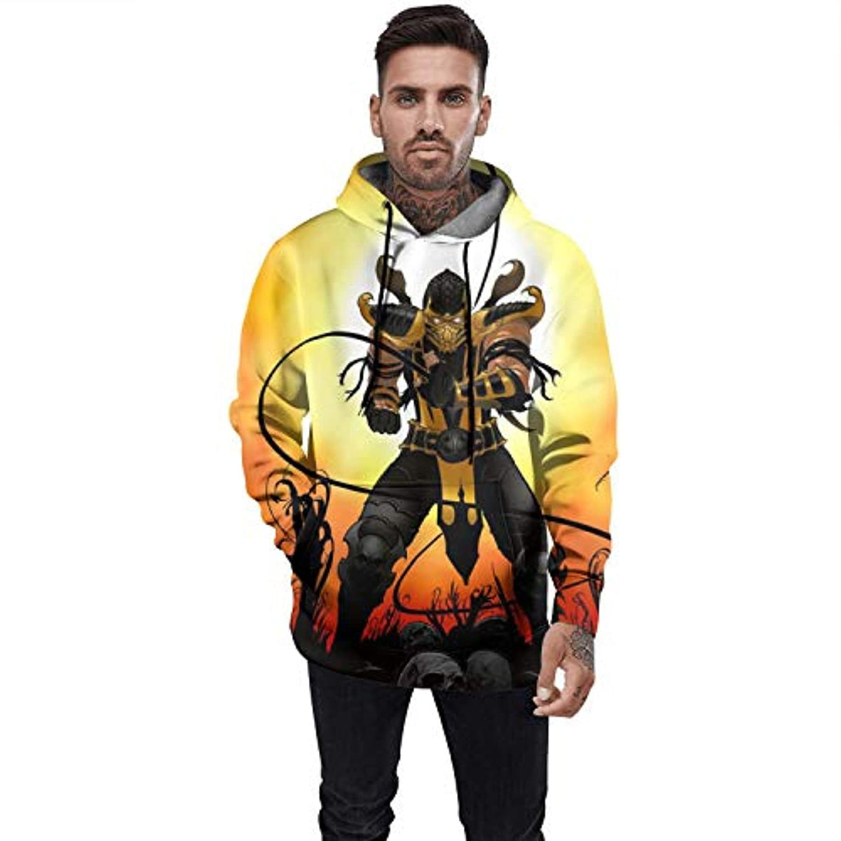 Unisex 3D Hooded Sweatshirt - Mortal Kombat Pullover Hoodies