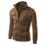 KFSO Men's Casual Winter Cotton Military Jackets Outdoor Coat Windproof Windbreaker (Coffee, XL)