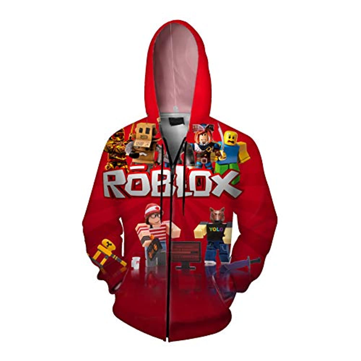 Roblox 3D Printed Hoodies - Fashion Sports Long Sleeve Sweatshirt