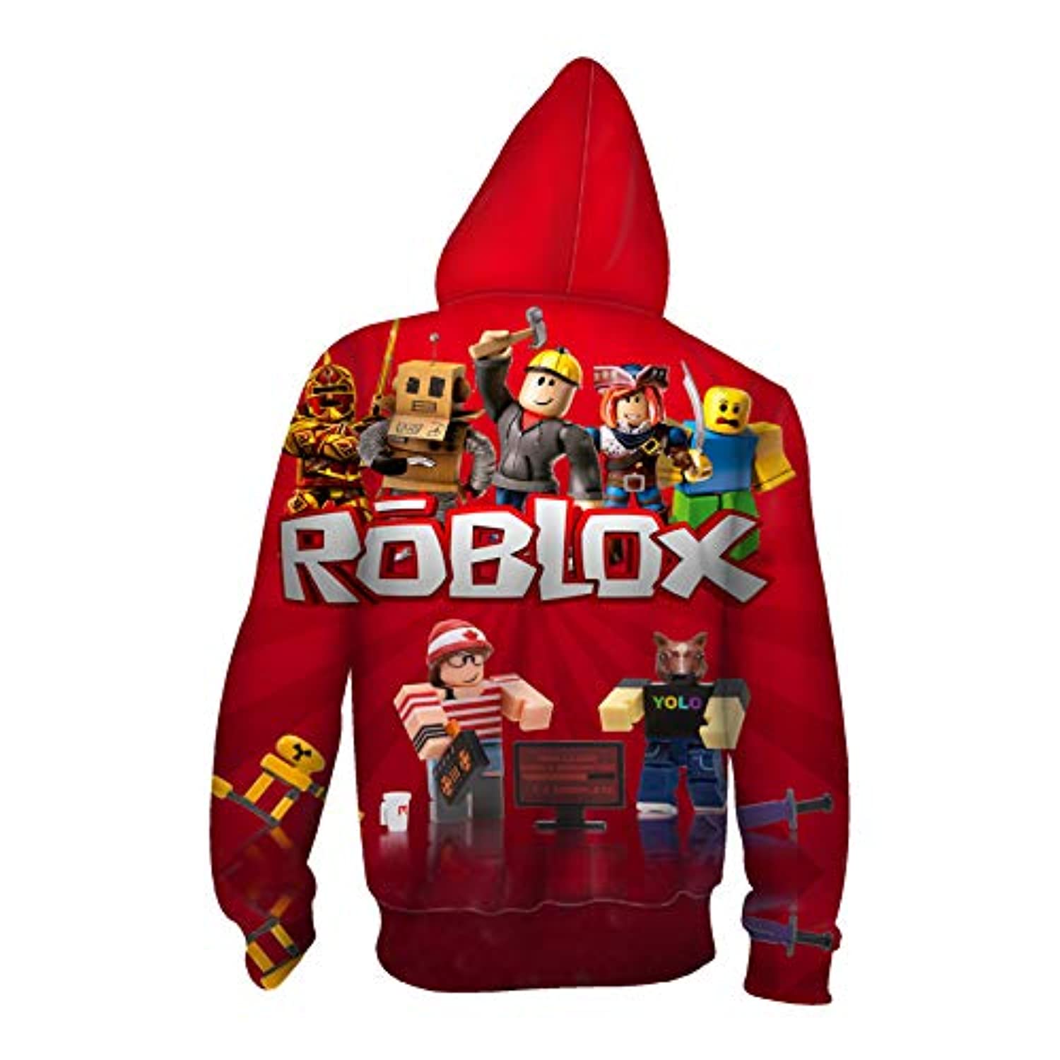 Roblox 3D Printed Hoodies - Fashion Sports Long Sleeve Sweatshirt
