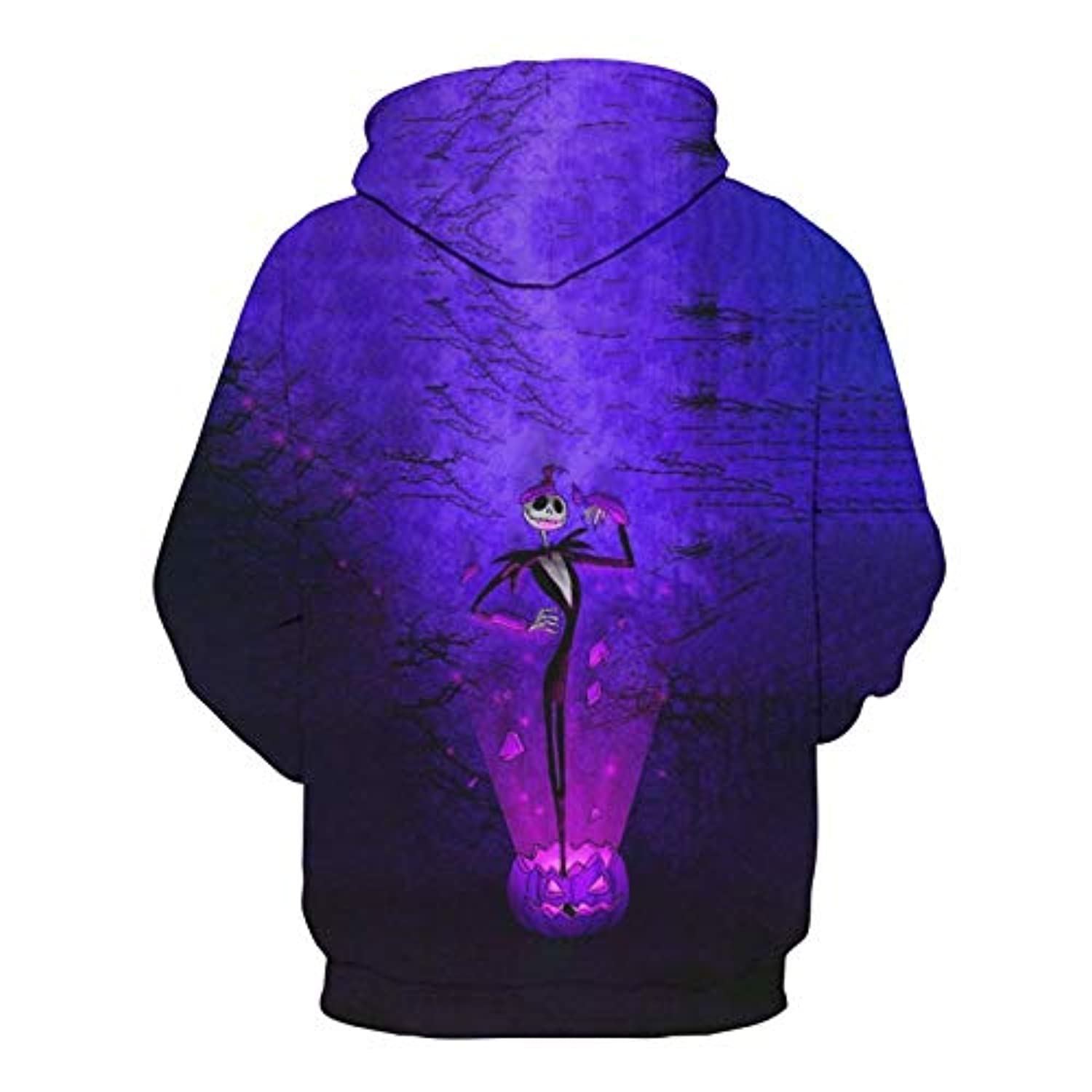 Nightmare Before Christmas Jack Skellington Hooded Sweatshirt Pullover Hoodie