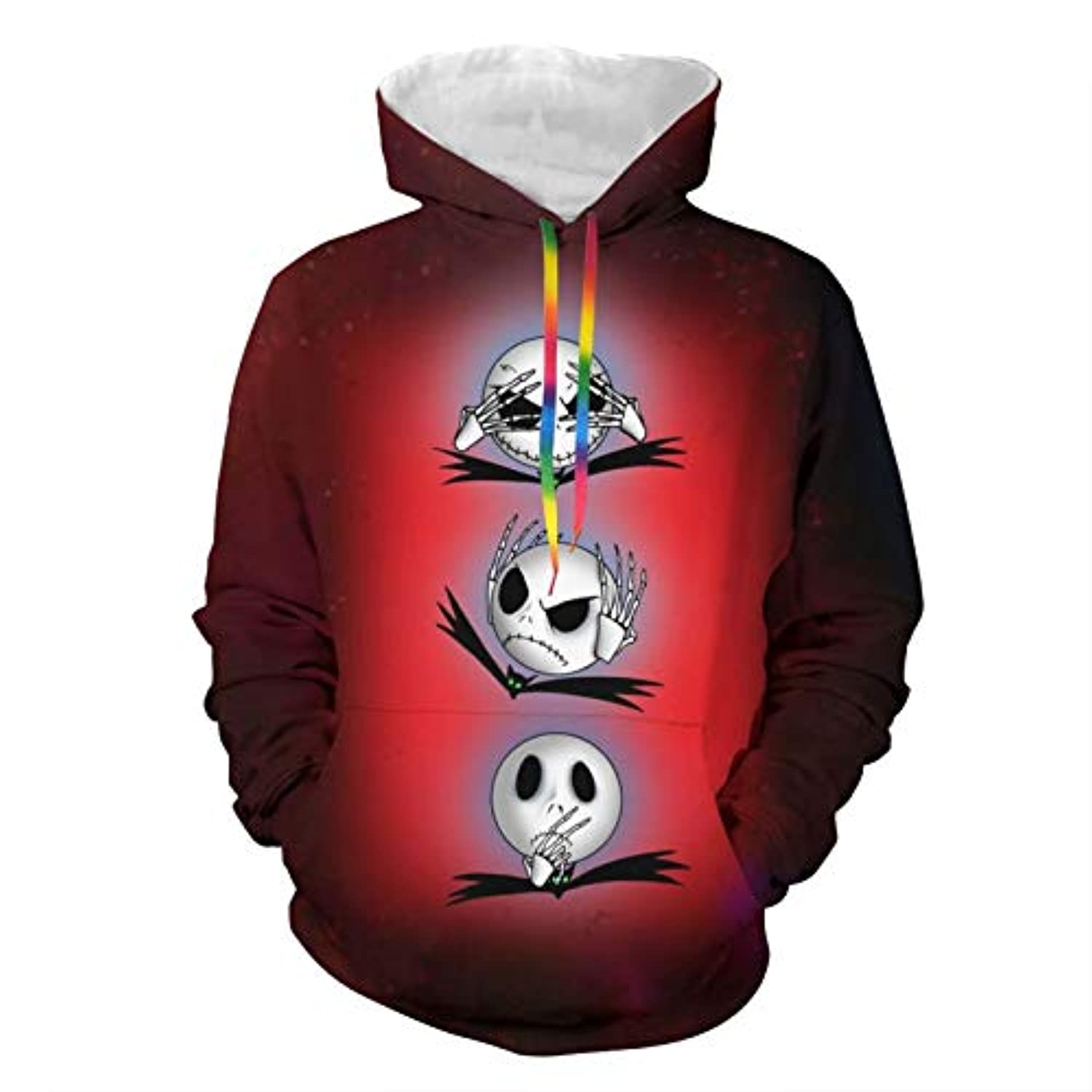 Nightmare Before Christmas Jack Skellington Hooded Sweatshirt Hoodie