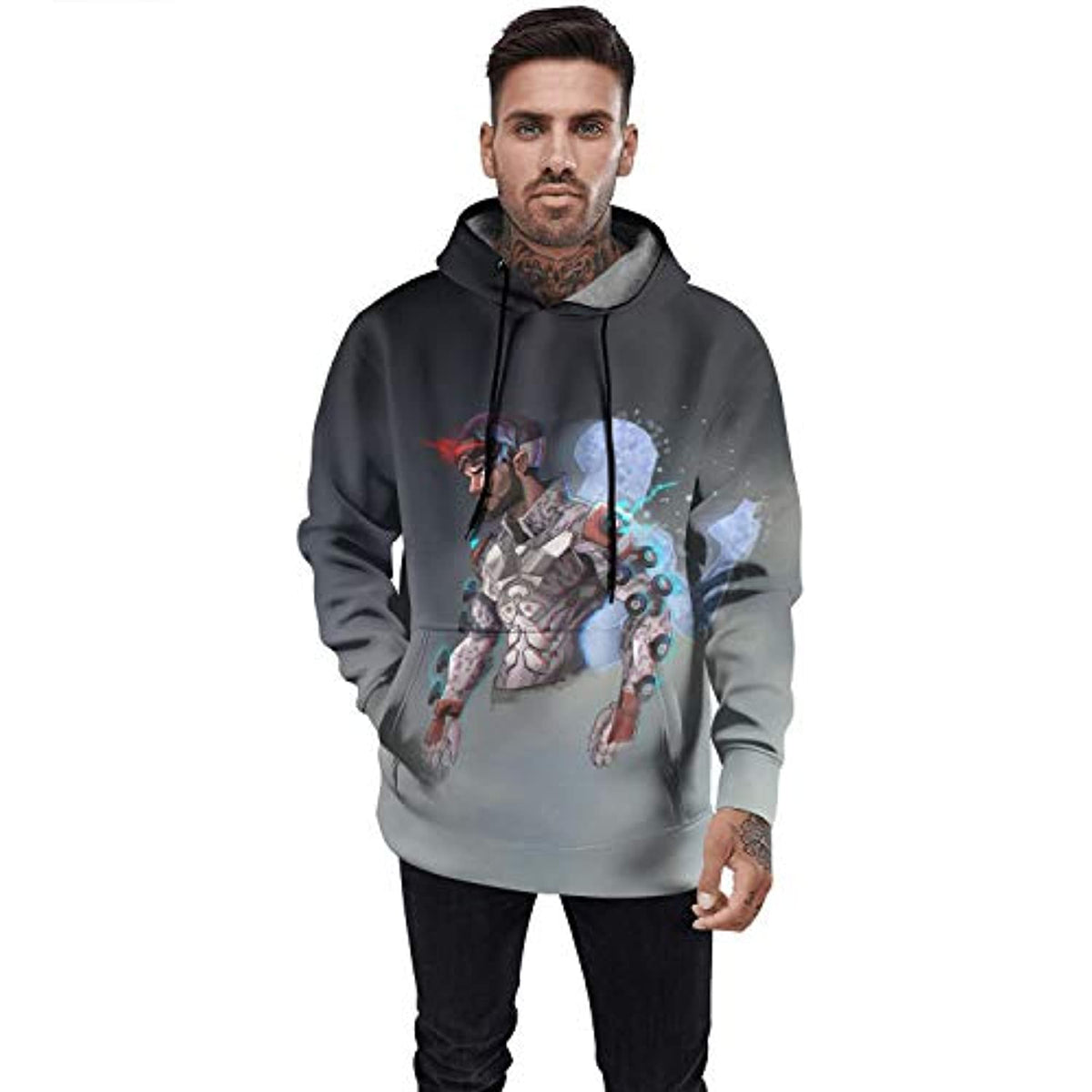 3D Printed Apex Legends Funny Drawstring Pocket Pullover Hoodie Sweatshirt