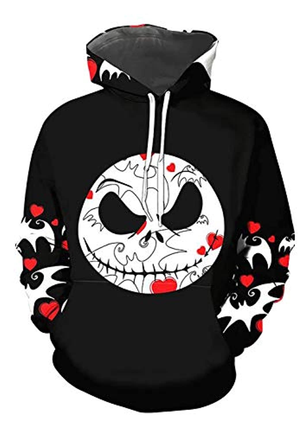 The Nightmare Before Christmas 3D Printed Pullover Hoodie