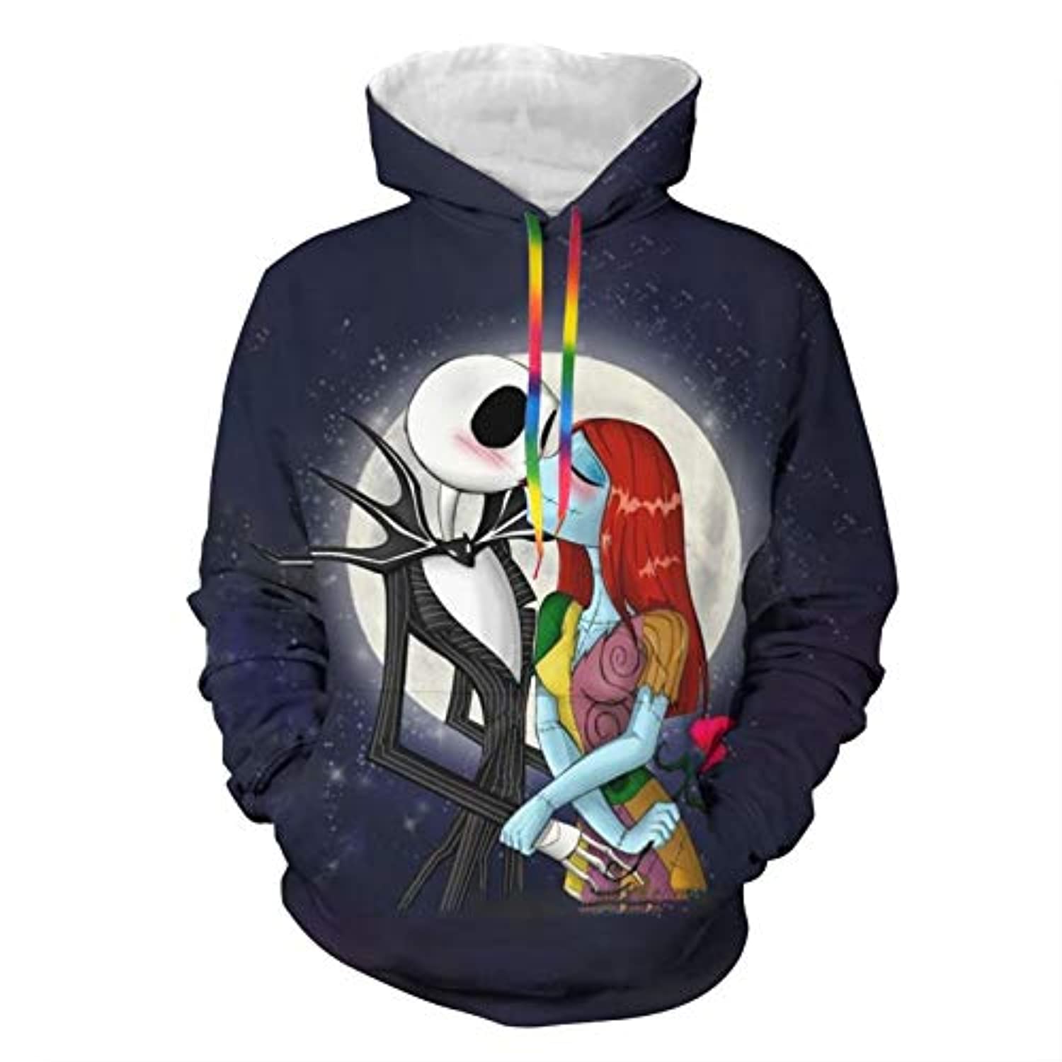Nightmare Before Christmas Jack Skellington Print Hoodie