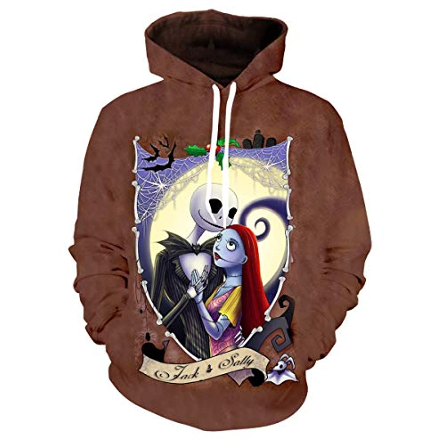 Unisex Nightmare Before Christmas 3D Print Pullover Hoodie