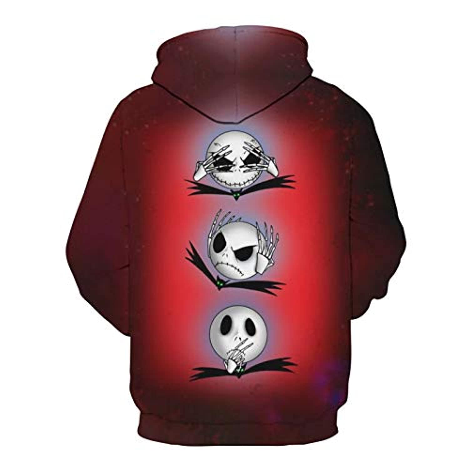 Nightmare Before Christmas Jack Skellington Hooded Sweatshirt Hoodie