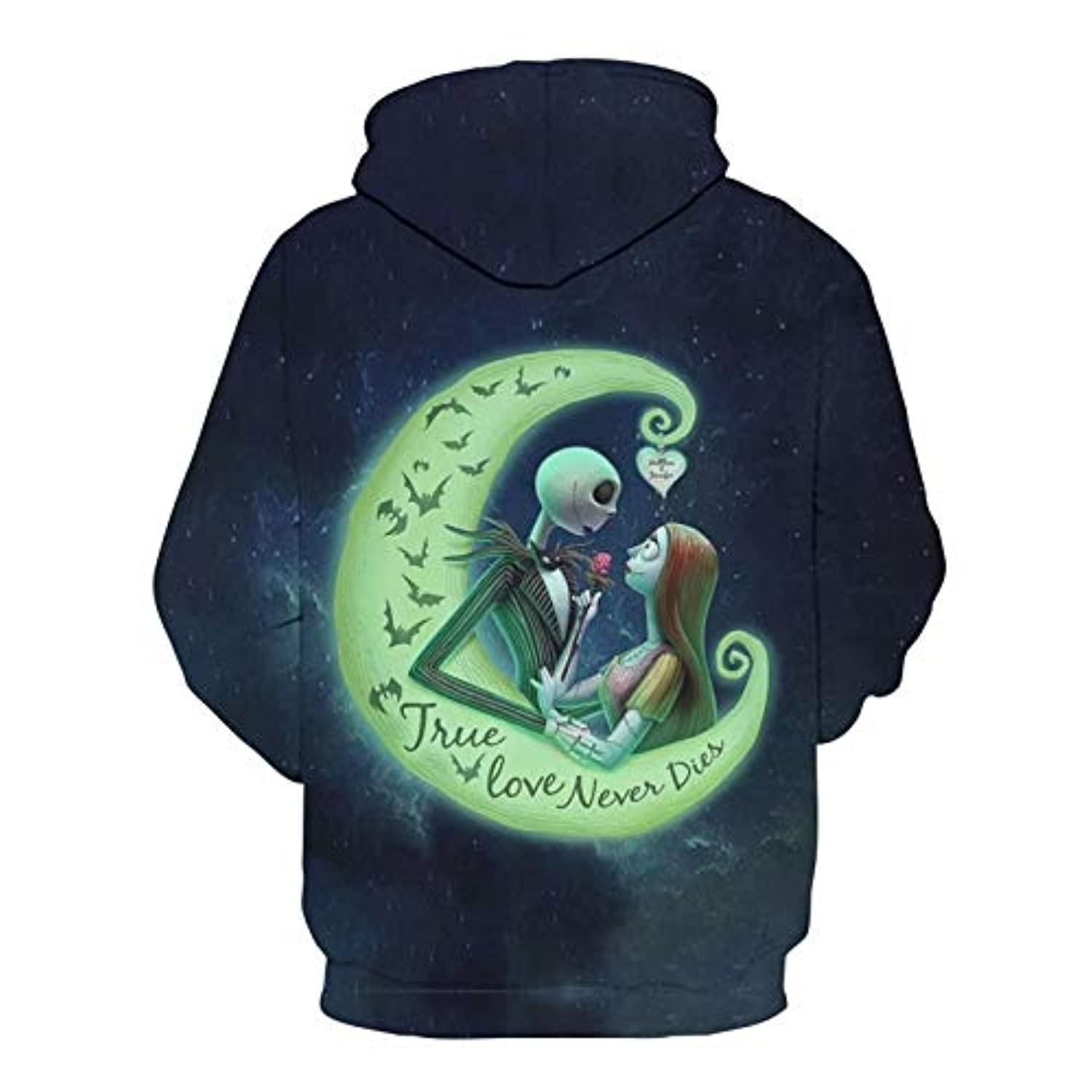 Nightmare Before Christmas Jack Skellington Hooded Sweatshirt Hoodie