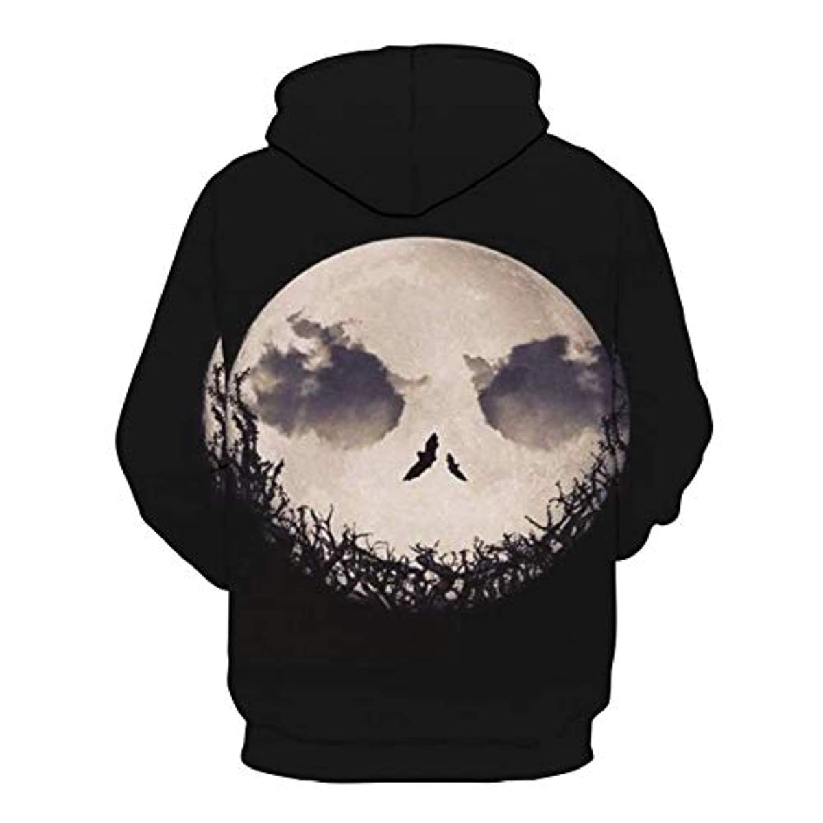Nightmare Before Christmas Jack Skellington Print Hoodie Aadult