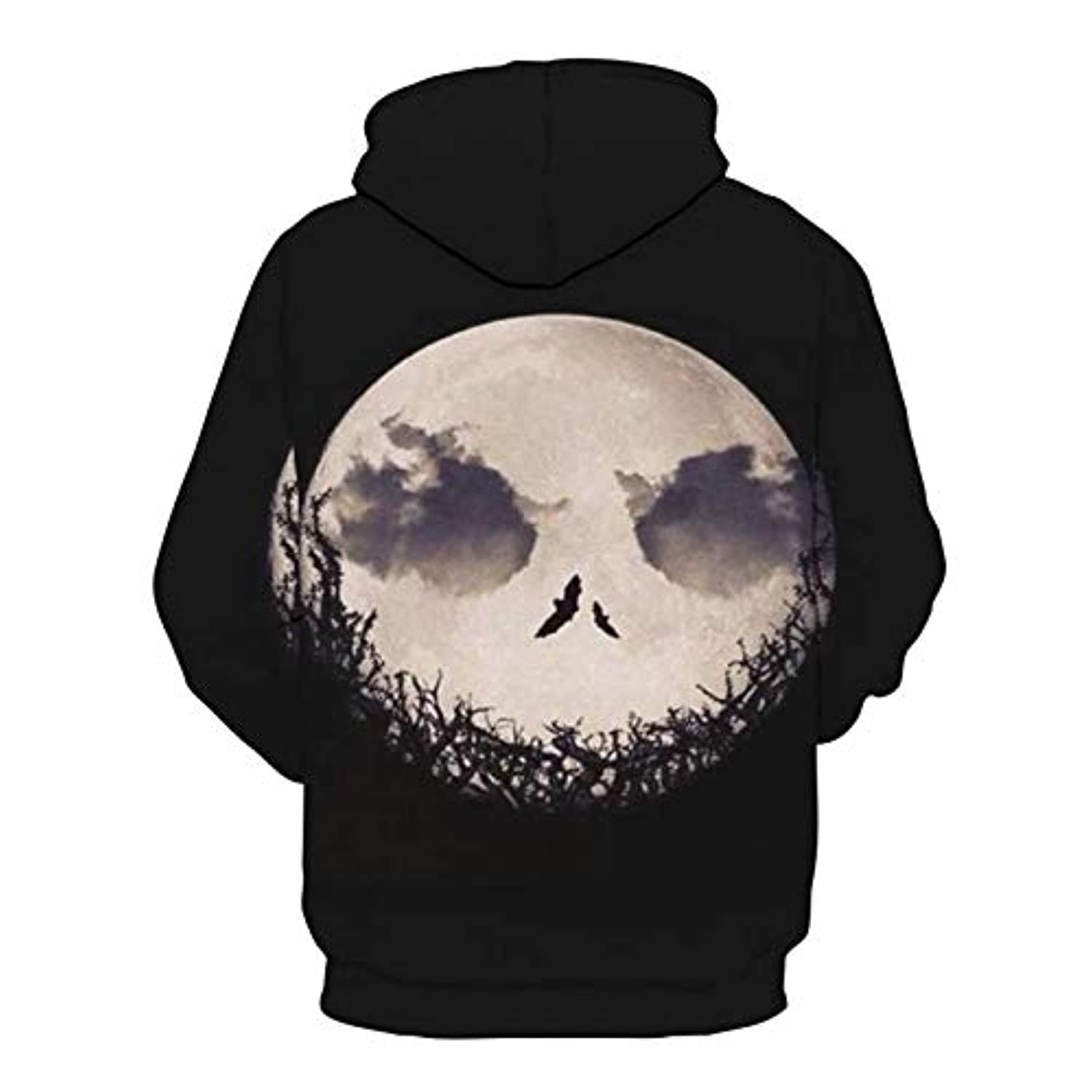 Nightmare Before Christmas Jack Skellington Print Hoodie Aadult
