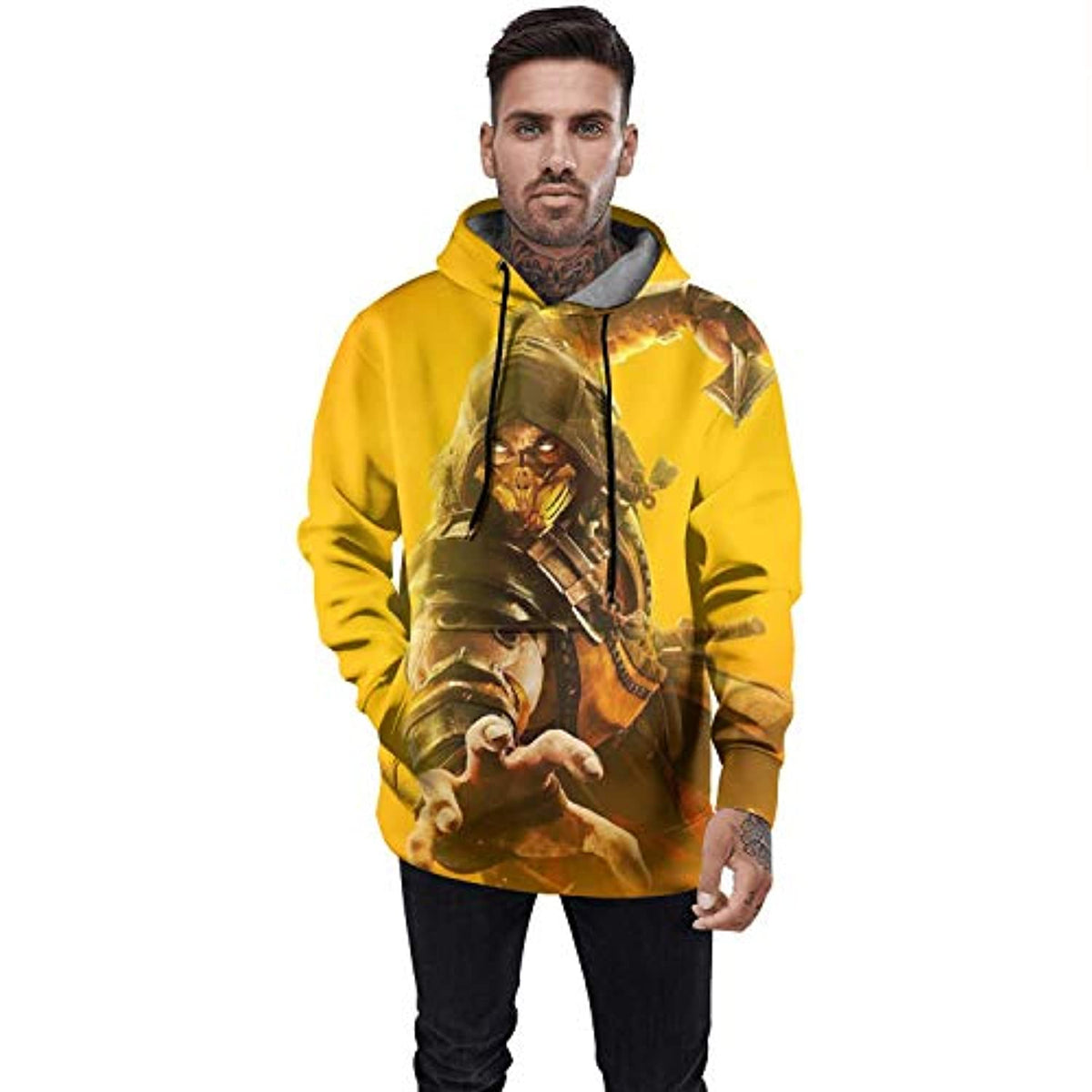 Unisex 3D Hooded Sweatshirt - Mortal Kombat Pullover Hoodies