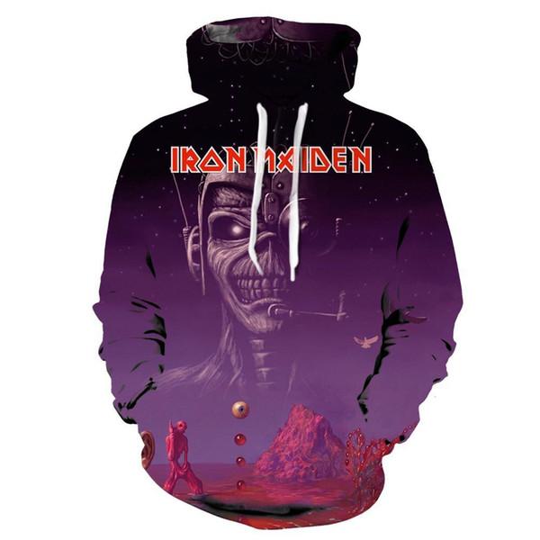 Iron Maiden 3D Print Unisex Sweatshirt Hoodie