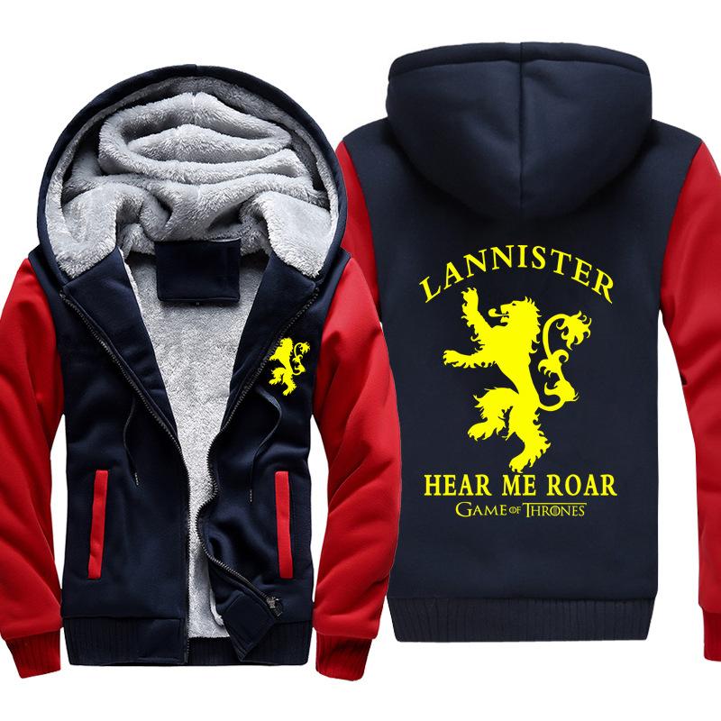 Game of Thrones Jackets - Solid Color Tyrion Lannister Icon Fleece Jacket