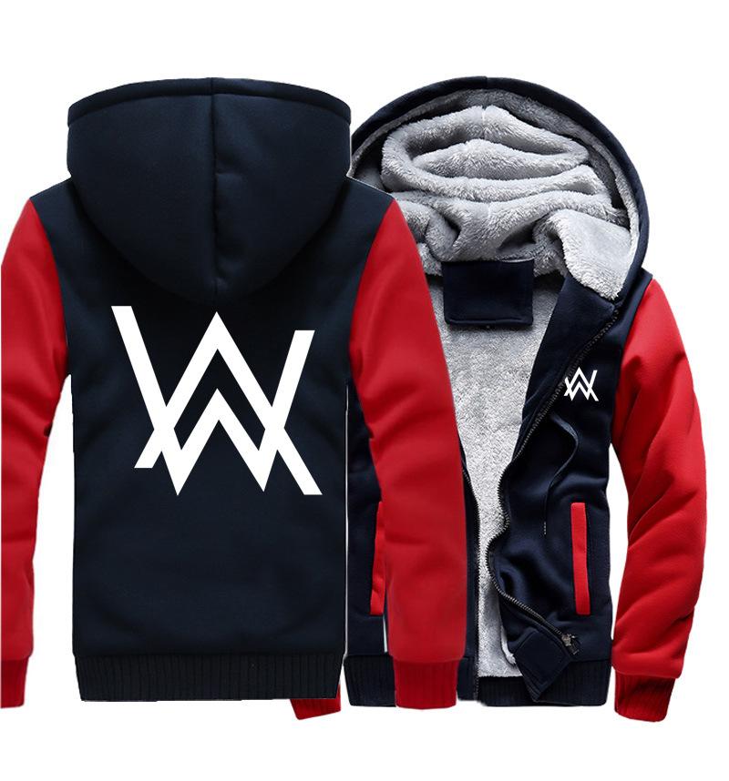 Allen walker Jackets - Solid Color Allen walker Music Series Allen walker Sign Fleece Jacket