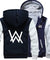 Allen walker Jackets - Solid Color Allen walker Music Series Allen walker Sign Fleece Jacket