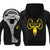 Game of Thrones Jackets - Solid Color Greyjoy squid Icon Fleece Jacket