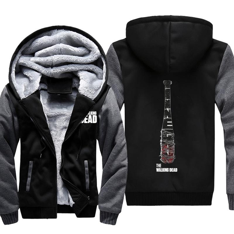 The Walking Dead Jackets - Solid Color The Walking Dead Movie Icon Fleece Jacket