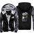 The Walking Dead Jackets - Solid Color The Walking Dead Movie Minions Zombie Icon Fleece Jacket