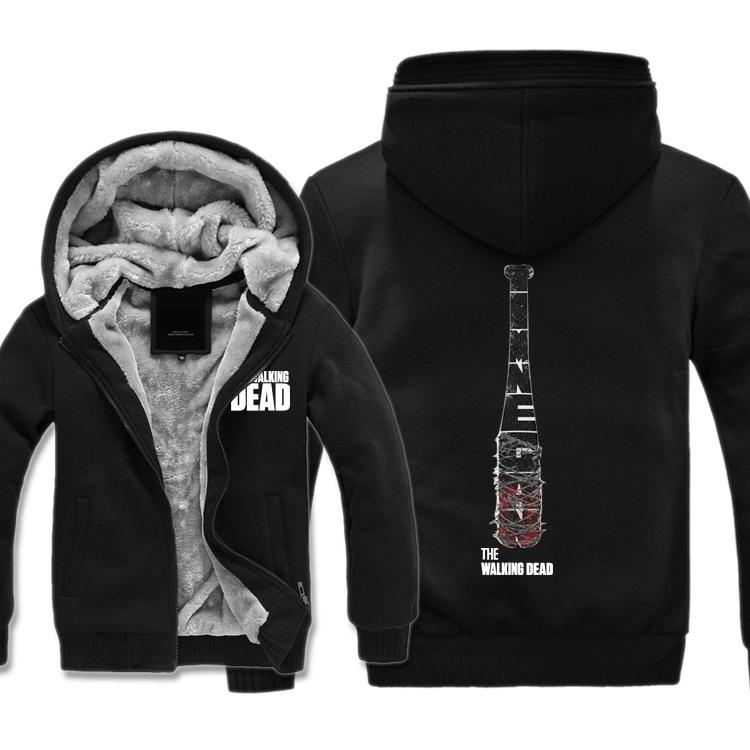 The Walking Dead Jackets - Solid Color The Walking Dead Movie Icon Fleece Jacket