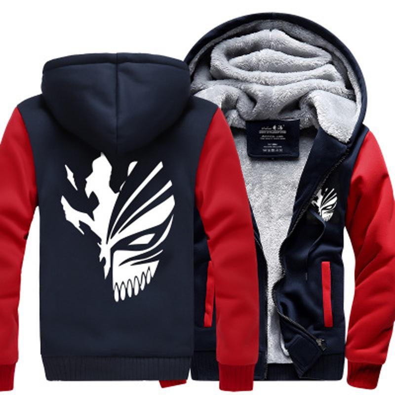 Naruto Jackets - Solid Color Naruto Anime Series Naruto Mask Super Cool Fleece Jacket