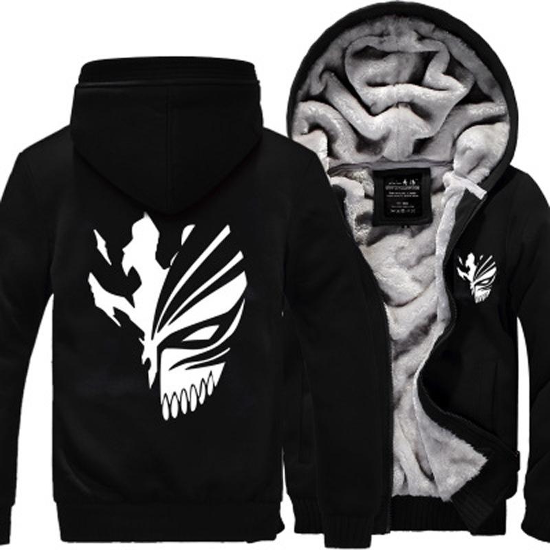 Naruto Jackets - Solid Color Naruto Anime Series Naruto Mask Super Cool Fleece Jacket