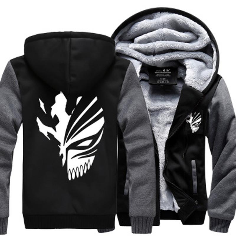 Naruto Jackets - Solid Color Naruto Anime Series Naruto Mask Super Cool Fleece Jacket