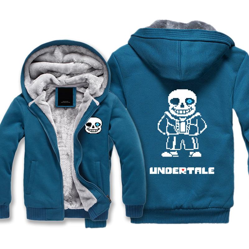 Undertale Jackets - Solid Color Undertale Game Icon Super Cool Fleece Jacket